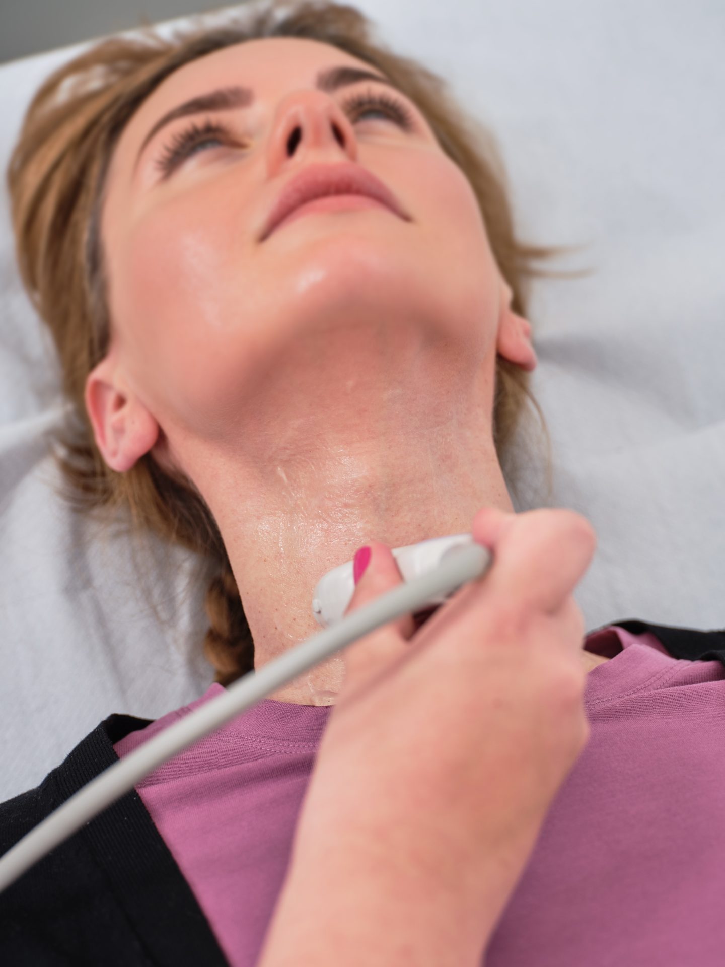 Ultrazvuk štitnjače pacijentici Poliklinika MedPoint Split