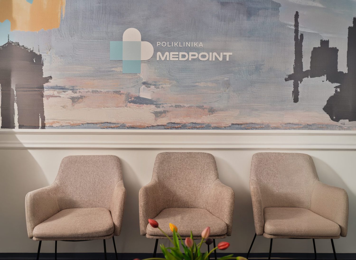 Čekaonica Poliklinike MedPoint Split za opušten dolazak na pregled